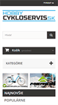 Mobile Screenshot of cykloservis.sk
